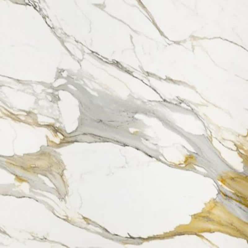 Calacatta Gold marble surface for material selection for countertop material selection